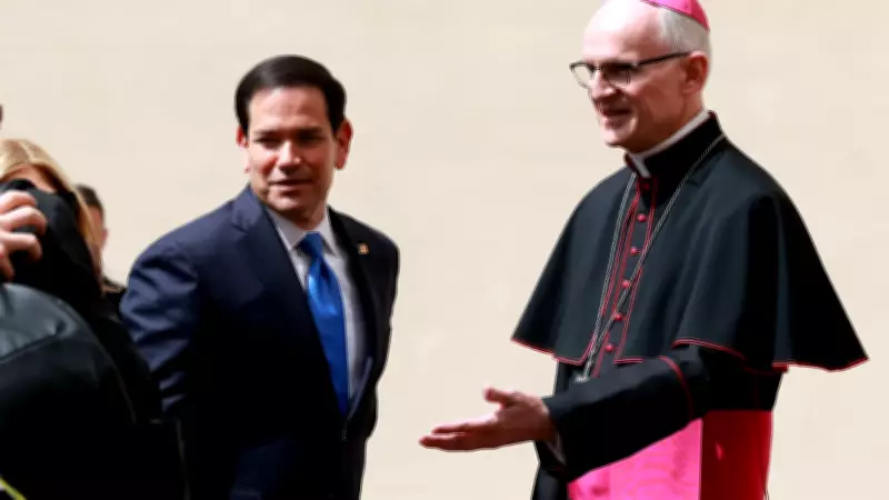 Marco Rubio se encontra com papa Leão 14 no Vaticano após ataques de Trump