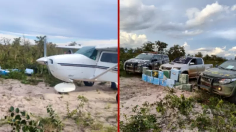 Meia tonelada de drogas é apreendida em voo ilegal em Mato Grosso