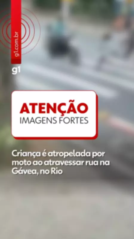 Menina atropelada por moto na Gávea, Rio, tem alta após exames