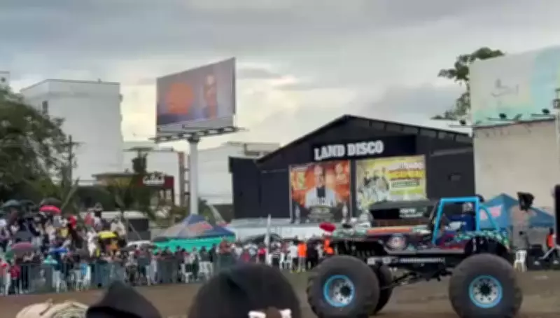 Monster truck atropela multidão na Colômbia: 2 mortos e 37 feridos