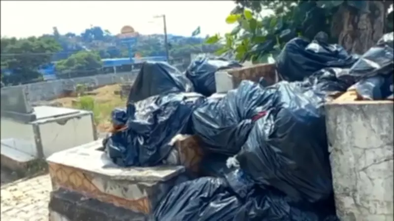 Moradores denunciam abandono e ossadas expostas no Cemitério do Corte 8 em Duque de Caxias