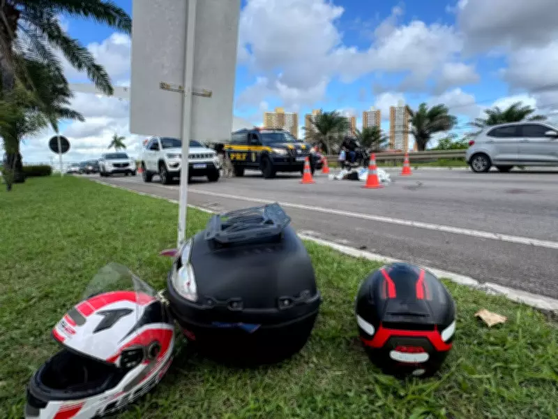 Motociclista morre em acidente na BR-101 em Natal; esposa fica ferida