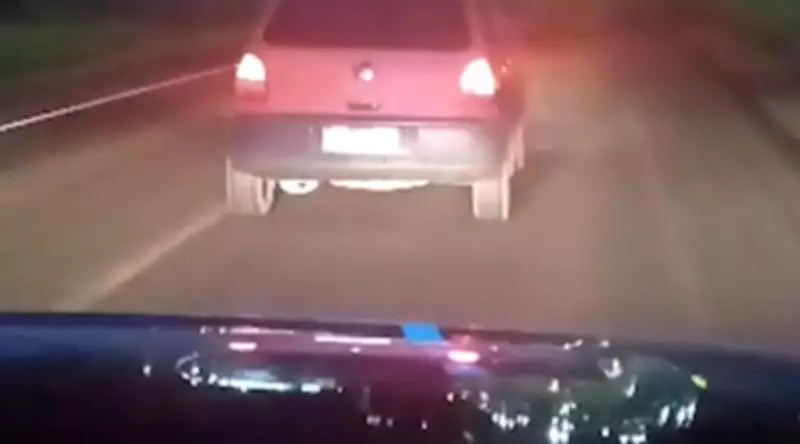 Motorista bêbado e sem CNH invade contramão na BR-282 em SC e é preso