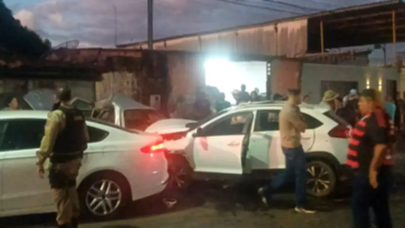 Motorista é morto a tiros e perde controle do carro em Araguari; mulher fica ferida