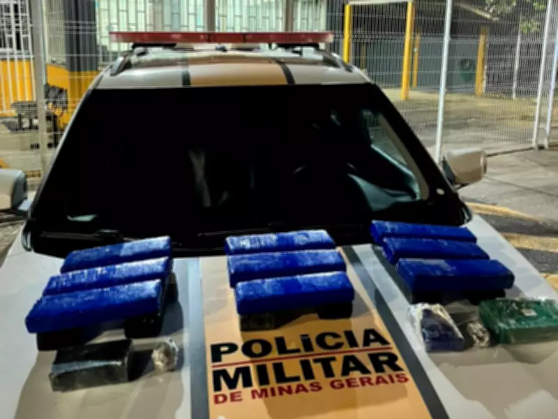 Motorista preso com 19 barras de maconha e crack na BR-259 em Aimorés