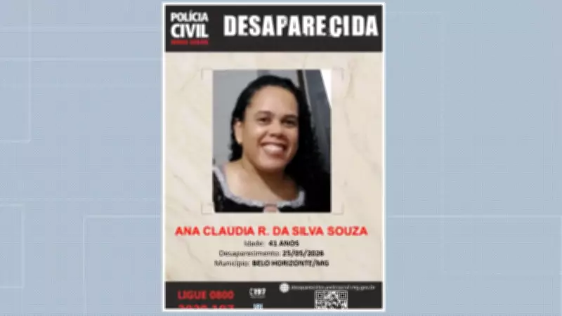 Mulher desaparece após encontrar ex-companheiro em Belo Horizonte