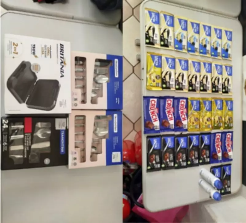 Mulher furta chocolates e eletrodomésticos em lojas de Santos e é presa