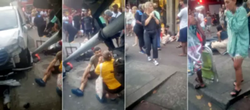 Novas imagens mostram atropelamento fatal de filha de diplomatas em Ipanema