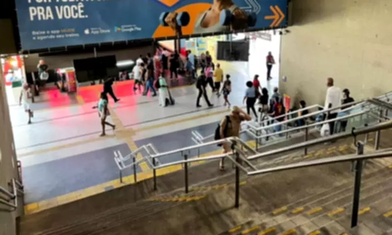 Obras na Estação da Lapa em Salvador alteram plataformas de embarque