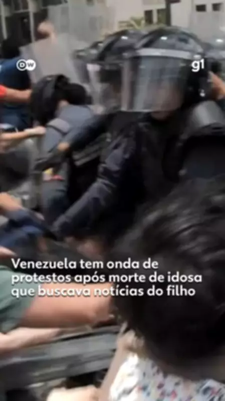 Onda de protestos na Venezuela após morte de idosa que buscava filho preso