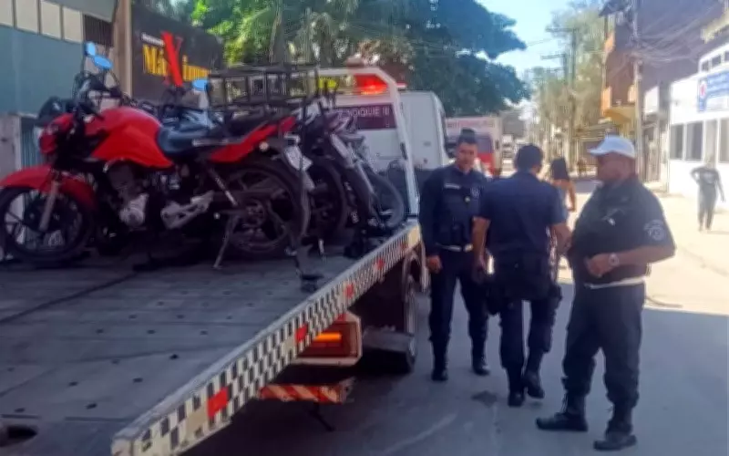 Operação conjunta combate motos irregulares em Rio das Ostras