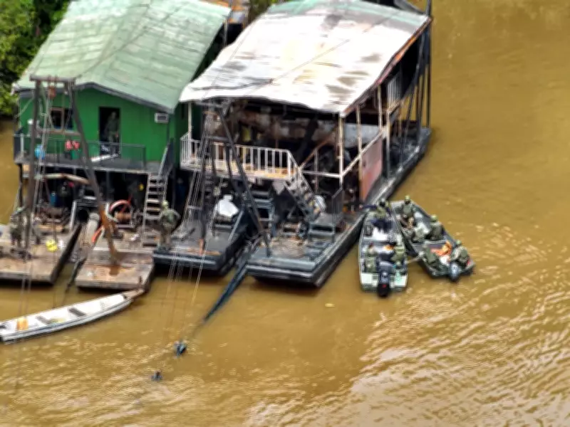 Operação inutiliza 50 dragas de garimpo ilegal no interior do Amazonas