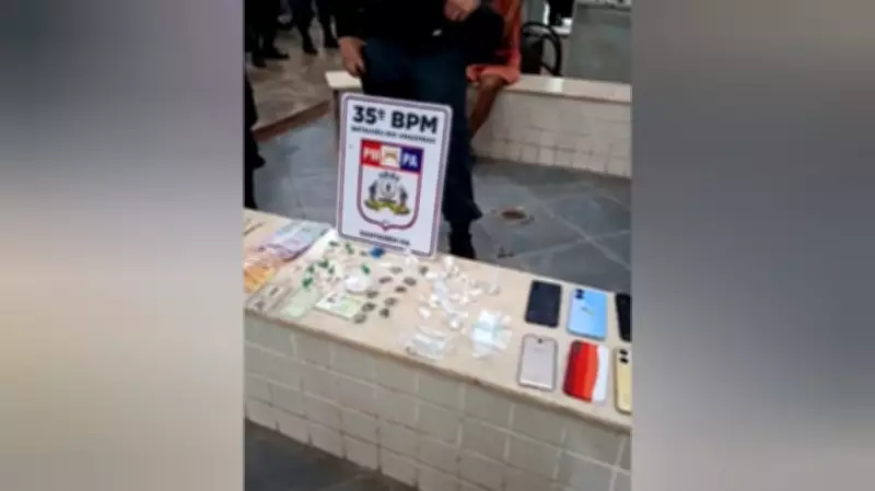 Operação policial desarticula ponto de drogas e prende família em Santarém