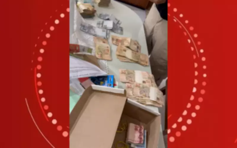 Operação prende esposa de chefe de facção e suspeito tenta jogar R$ 50 mil pela janela