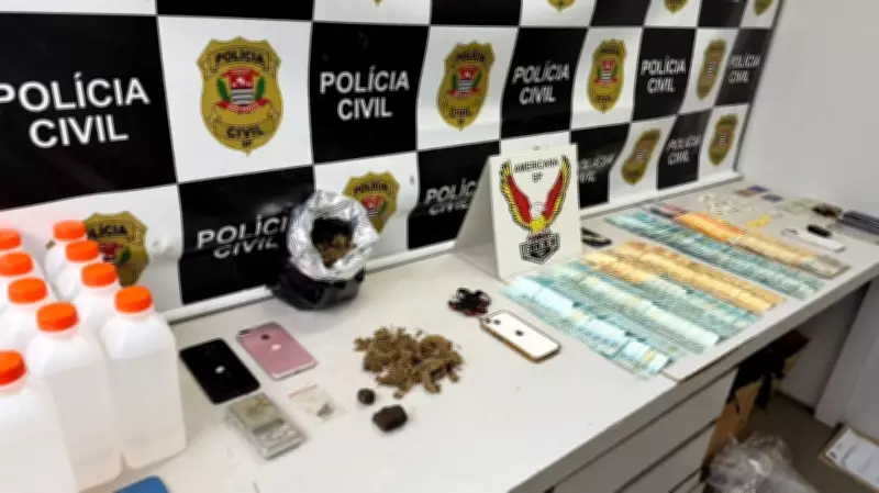 Operação Spazio prende seis e apreende adolescente por tráfico em Americana