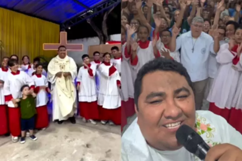 Padre que viralizou dançando com coroinhas une fé, música e acolhimento