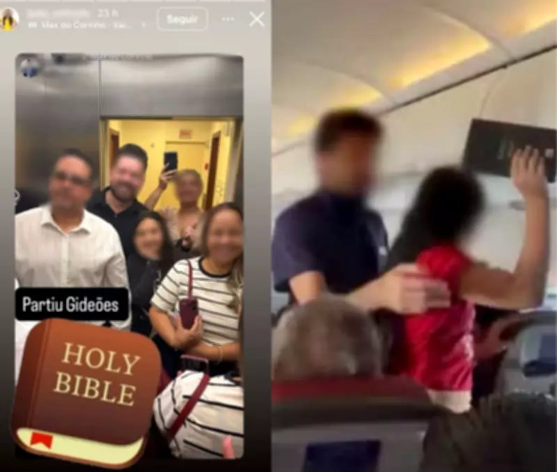 Pastora mirim de 10 anos prega em voo da Latam e causa polêmica