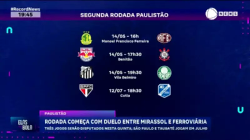Paulistão Feminino: Mirassol e Ferroviária abrem segunda rodada nesta quinta