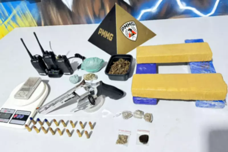 PM apreende drogas e arma com ajuda de adolescentes em Ipatinga