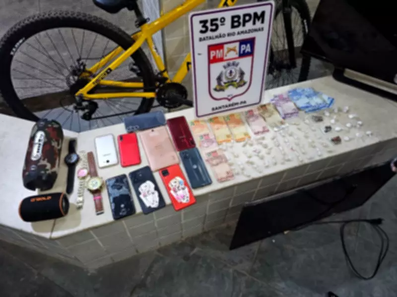PM prende suspeitos e apreende drogas em duas ações em Santarém