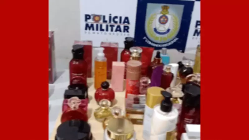 Polícia apreende 61 produtos furtados de perfumaria em Cuiabá