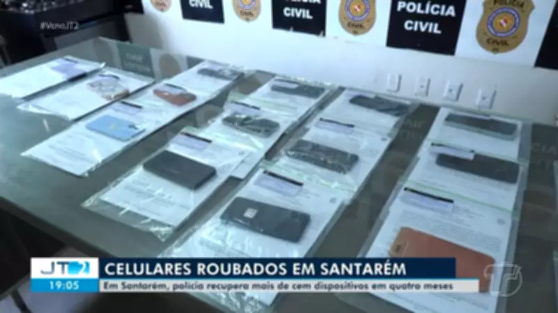 Polícia recupera mais de 100 celulares roubados em Santarém em quatro meses
