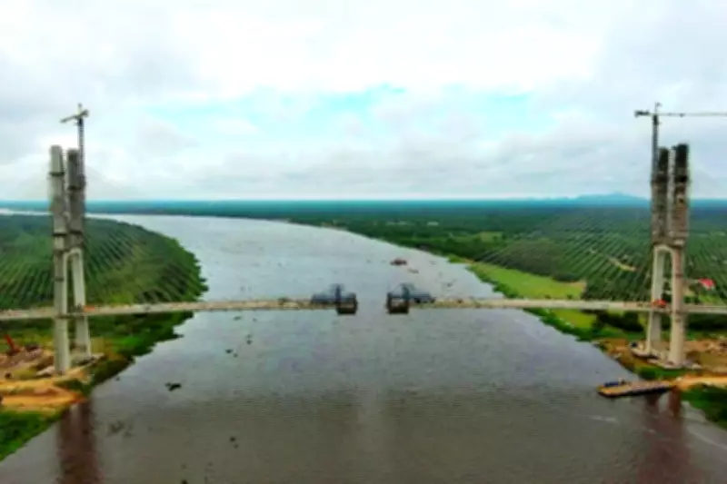 Ponte da Rota Bioceânica: faltam 21 metros para ligar Brasil e Paraguai