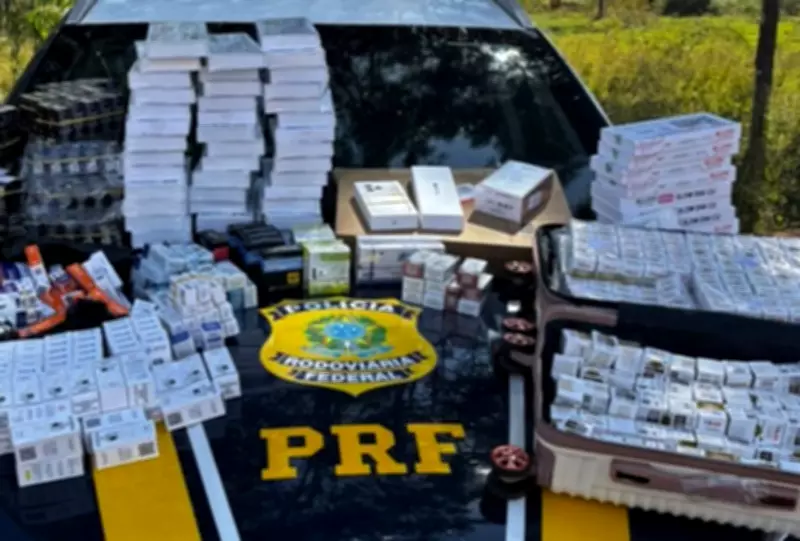 PRF apreende 1,6 mil medicamentos emagrecedores e anabolizantes em Coxim