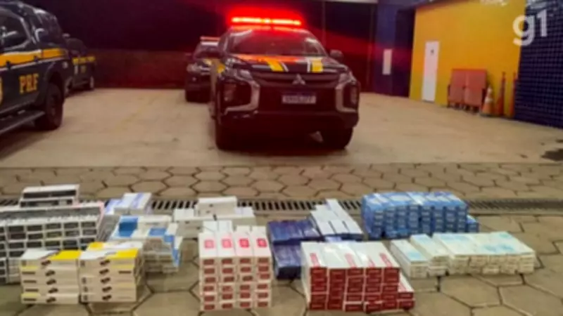 PRF apreende 300 caixas de cigarros contrabandeados e flagra documento falso no MA