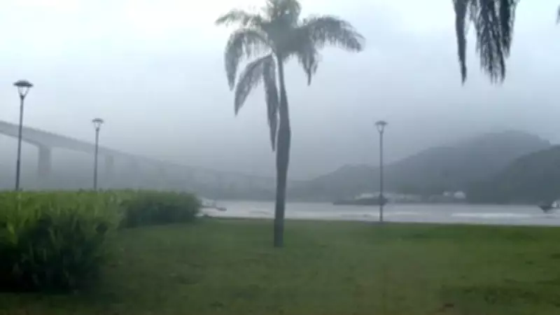 Primeira onda de frio de 2026 traz chuva e queda de temperatura no ES