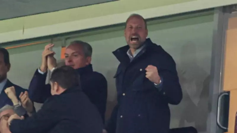 Príncipe William vibra com vitória do Aston Villa no Villa Park