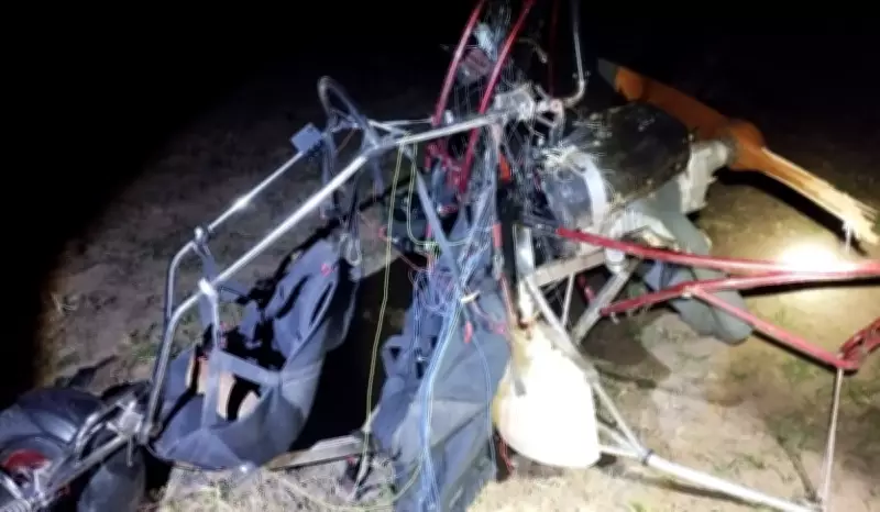 Queda de paramotor mata homem e polícia suspeita de linha de pipa em Lucélia