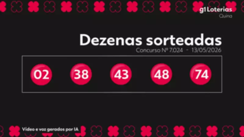 Quina 7024: ninguém acerta as 5 dezenas e prêmio acumula em R$ 7 milhões