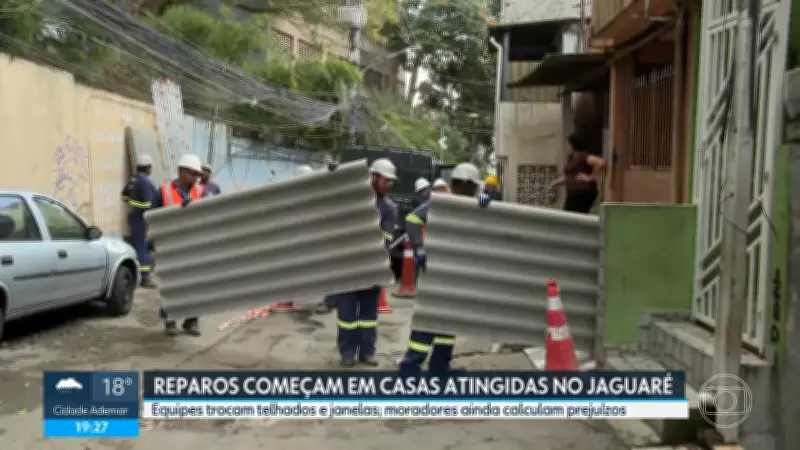 Reparos em casas atingidas por explosão no Jaguaré começam após 5 dias