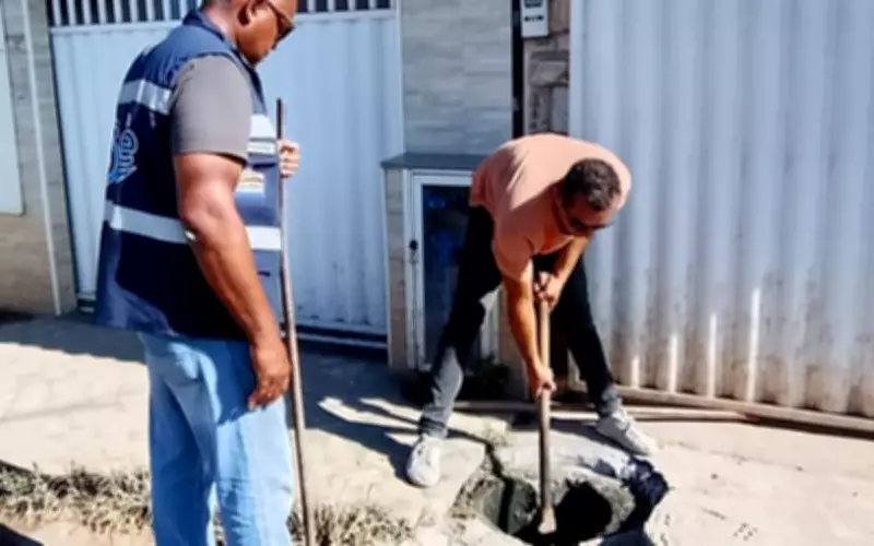 SAAE combate ligações clandestinas de esgoto em Rio das Ostras