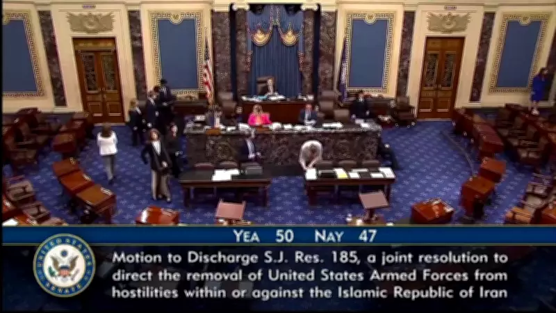 Senado dos EUA aprova resolução que limita poderes de guerra de Trump