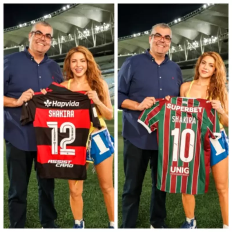 Shakira chega ao Rio, visita Maracanã e encanta fãs no Copacabana Palace