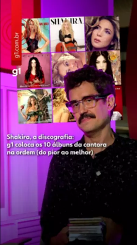 Shakira: g1 classifica os 10 álbuns da cantora do pior ao melhor