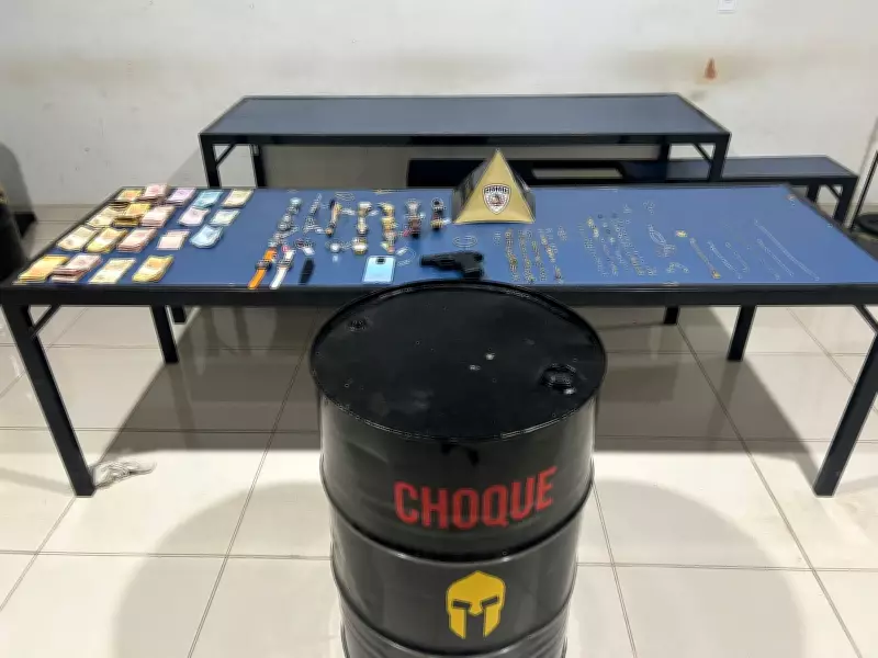 Suspeito de assalto a joalheria em Montes Claros é preso; prejuízo é de R$ 1 milhão