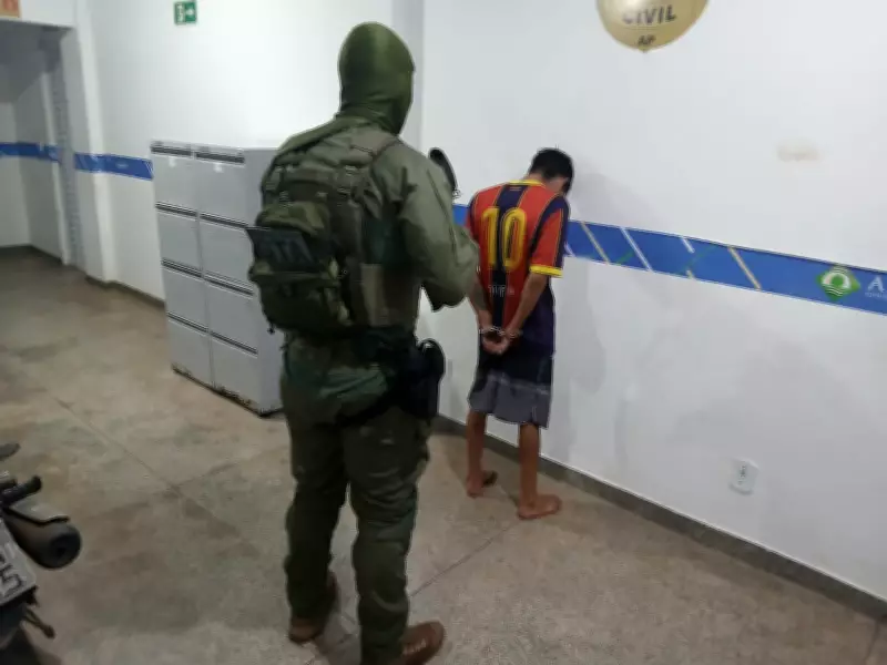 Suspeito de roubo armado a residência é preso no Amapá