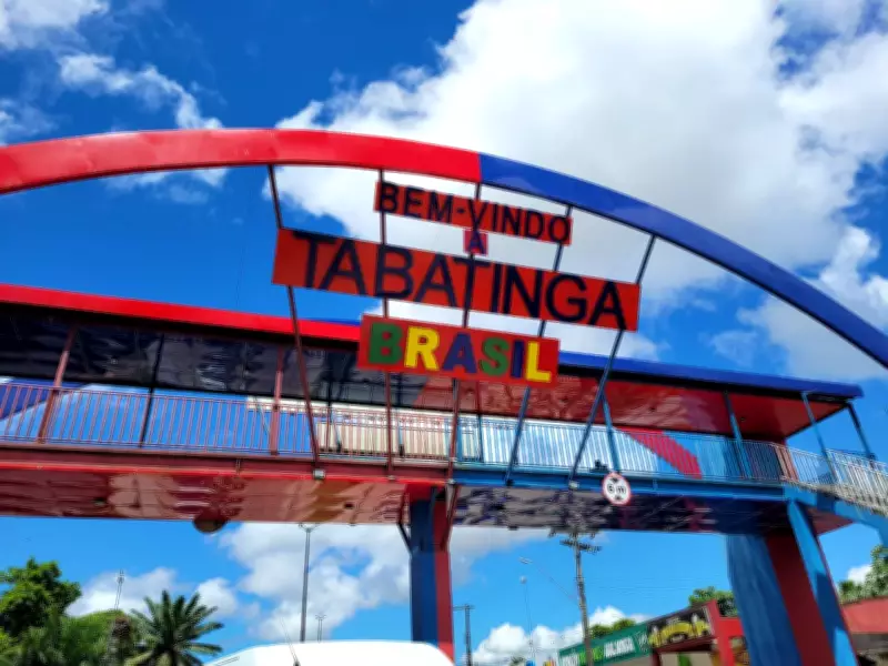 Tabatinga: a cidade no AM onde Brasil e Colômbia se separam por uma rua
