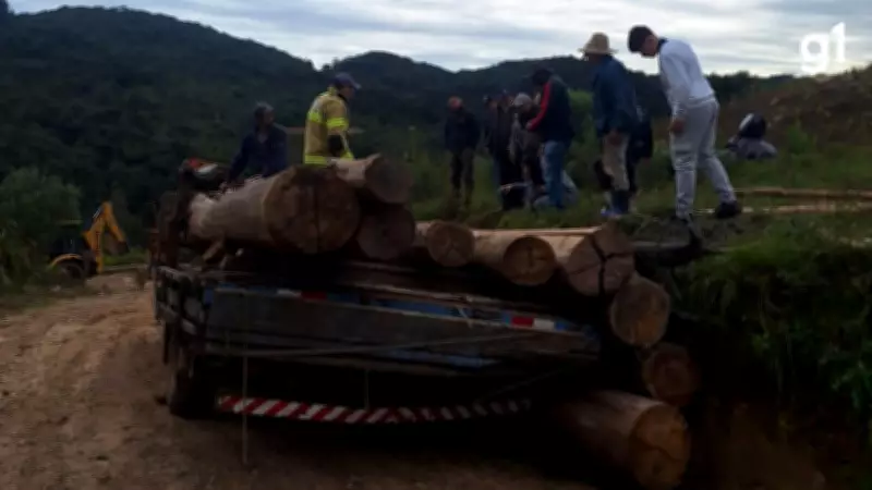 Trabalhador morre soterrado por toras de eucalipto em Fontoura Xavier