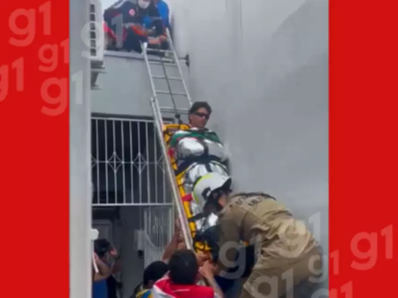 Trabalhador sofre choque elétrico e cai de 7 metros em Rio Branco