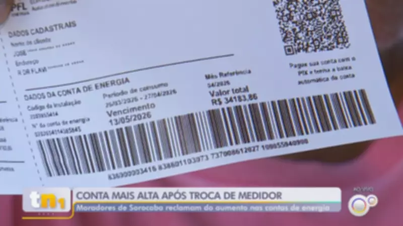 Troca de relógios de energia gera reclamações em Sorocaba SP