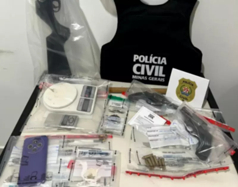 Três presos em operação contra tráfico e armas em São Geraldo do Baixio