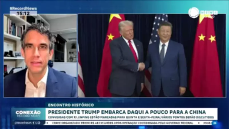 Trump viaja à China para encontro com Xi Jinping sobre comércio e conflitos