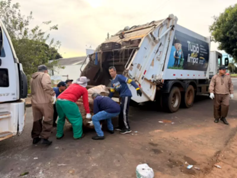 Tupã inicia força-tarefa para limpeza de imóveis com acúmulo de materiais
