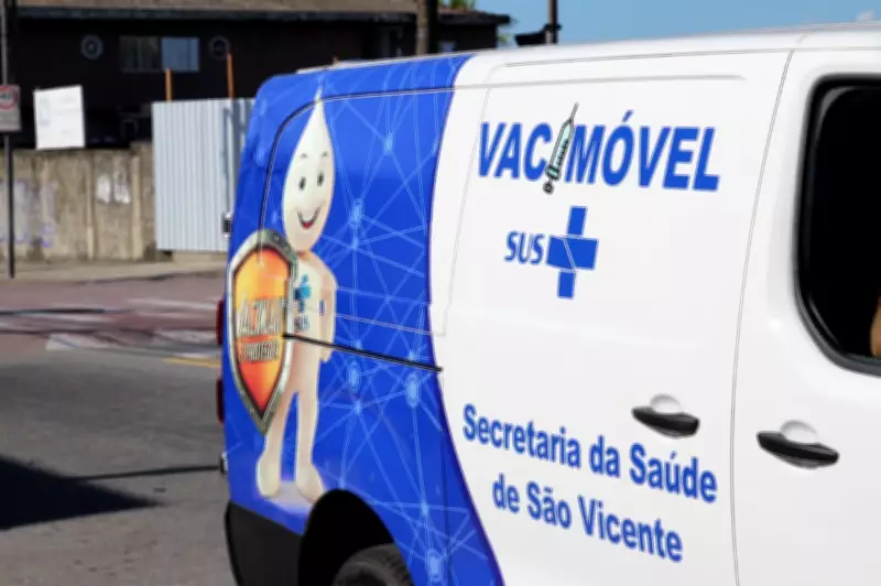 Vacimóvel percorre bairros de São Vicente para ampliar vacinação contra gripe