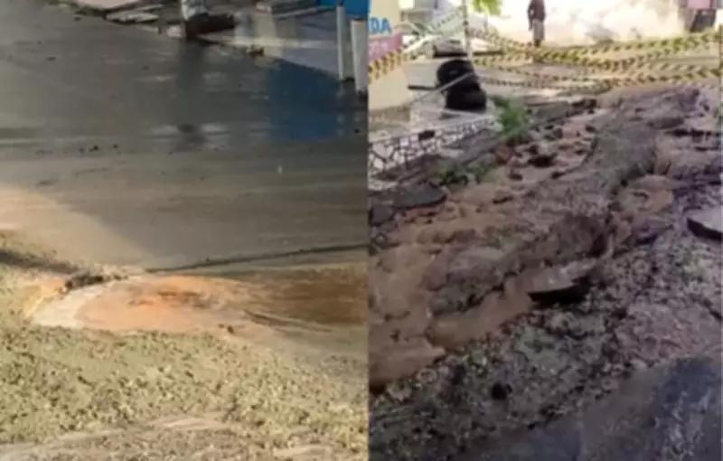Vazamento causa desabastecimento de água em bairro de Aracaju