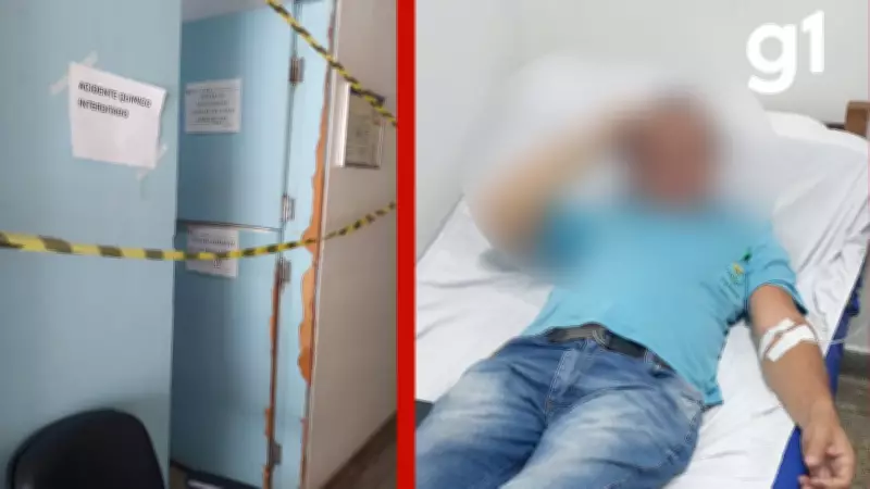 Vazamento de ácido peracético em hospital de Cuiabá deixa funcionários intoxicados